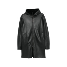 [TAGLIATORE] Leather Jacket FW26 CHI26-12 WILSON NERO