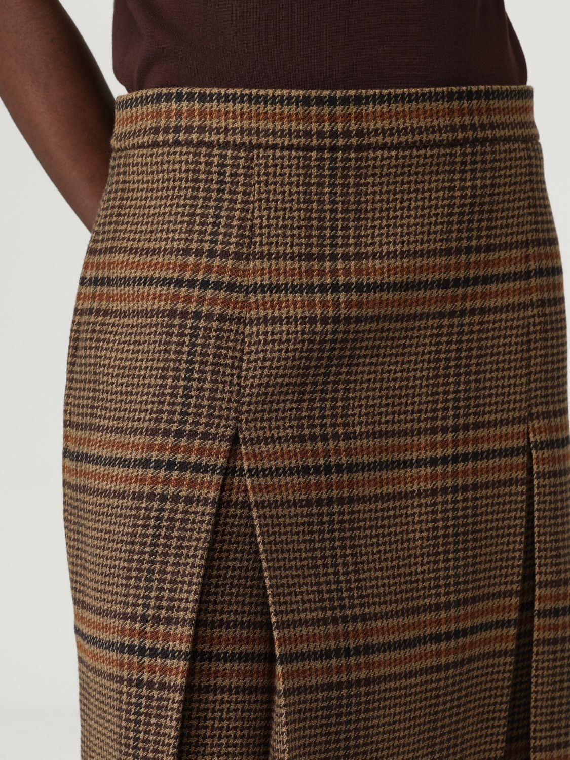 [Saint Laurent] Midi skirt FW25 831068Y9I70 2849