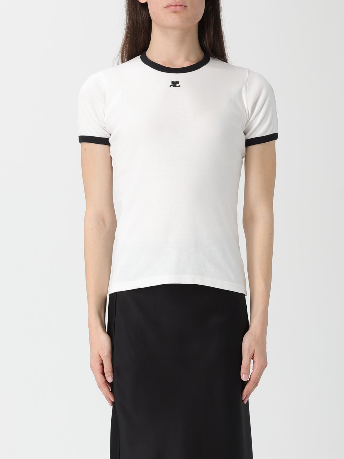[Courreges] T-shirts Short Sleeve SS26 VESJTS017JS0070 0098