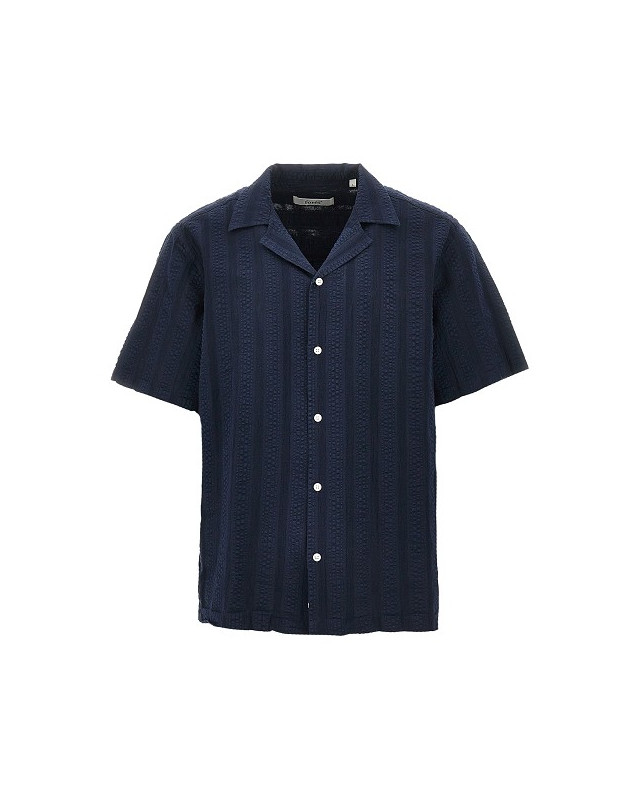 [foret] Shirts Short Sleeve SS26 F1028.NAVY-NAVY