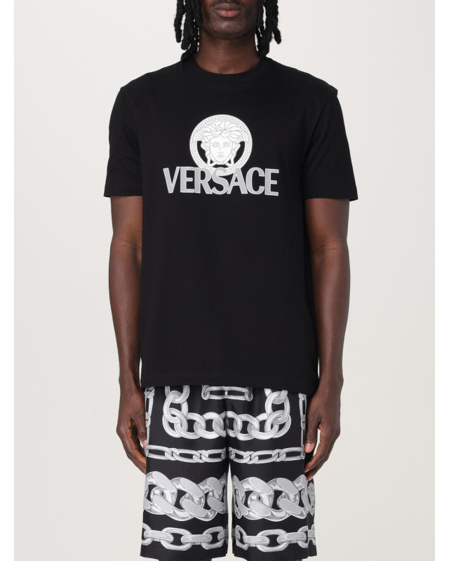 [Versace] T-shirts Short Sleeve SS26 10142261A10088 1B000