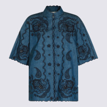 [Zimmermann] Shirts Short Sleeve FW26 8360TSS261RWBLU