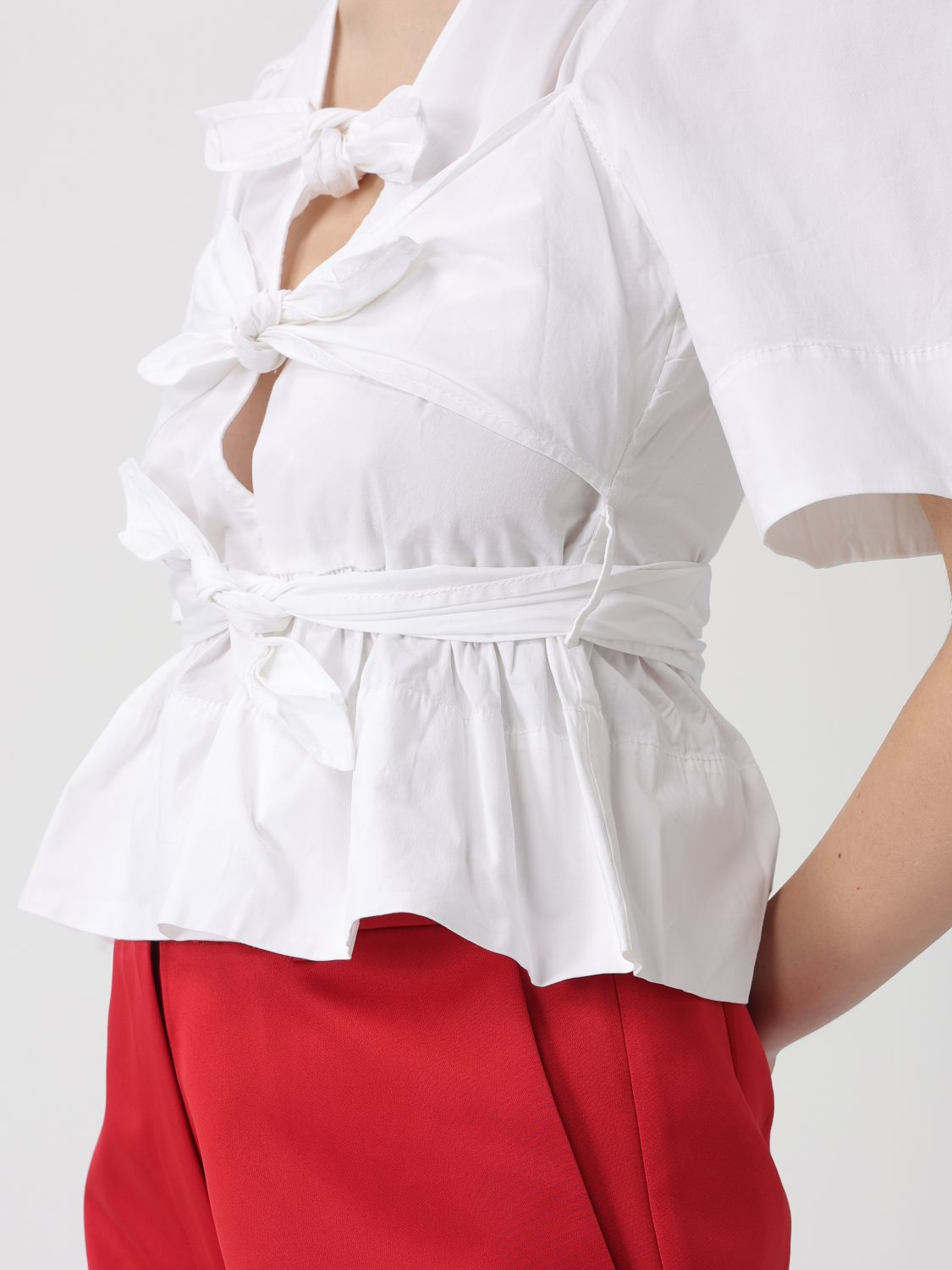 [GANNI] Blouse SS26 W0309 151
