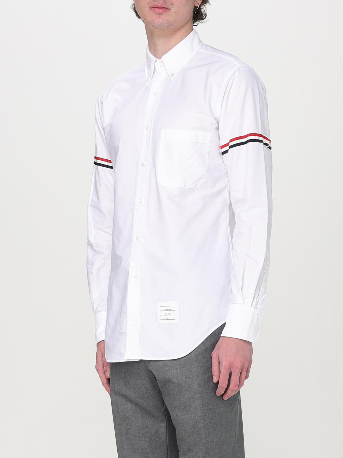 [Thom Browne] Shirts Long Sleeve SS26 MWL150EF0313 100
