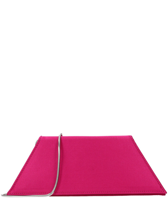 [Amina Muaddi] Bag SS25 SUPERMINISATINRASPBERRY