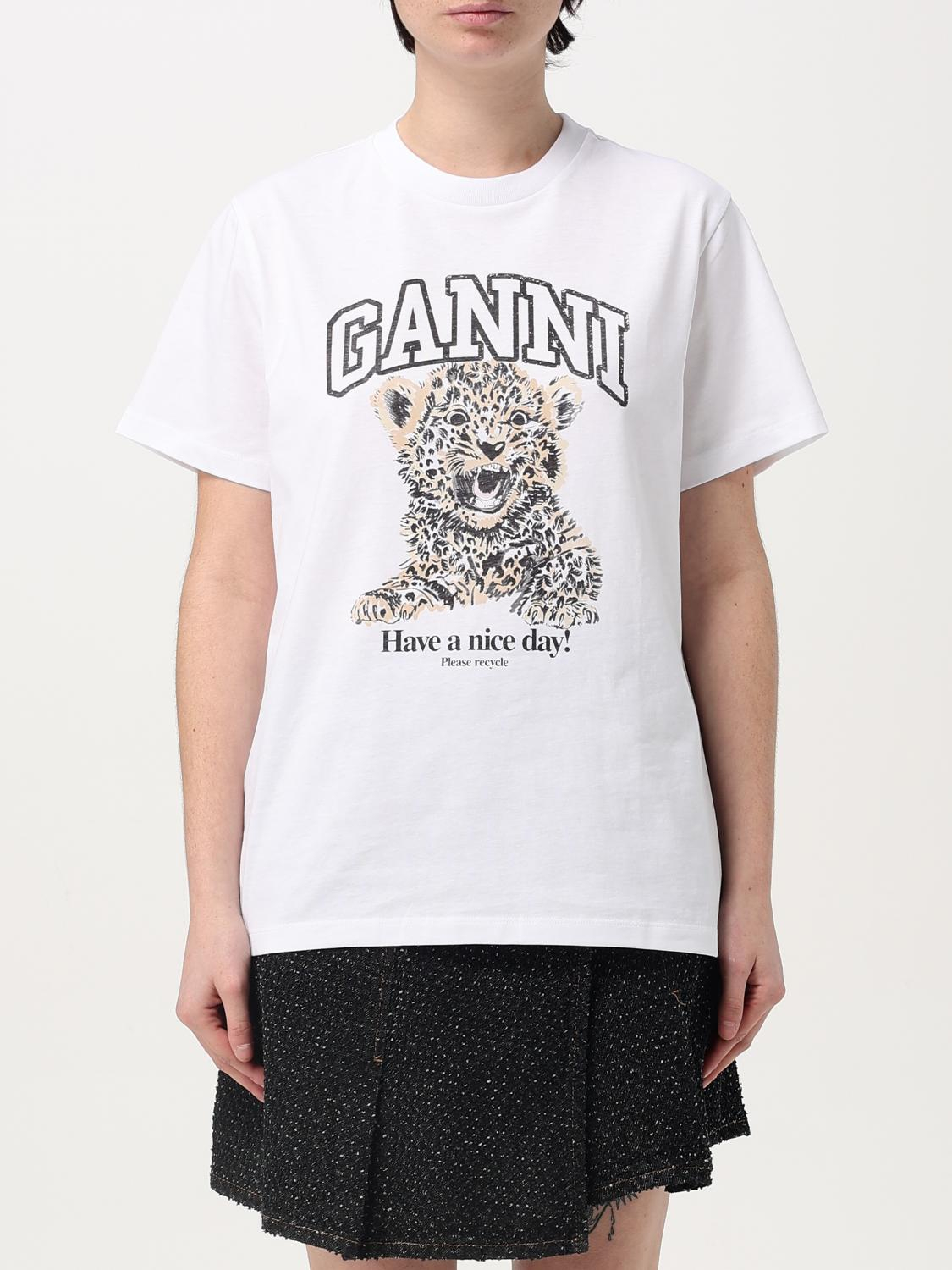 [GANNI] T-shirts Short Sleeve SS26 T4124 943