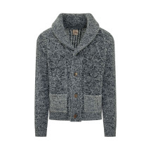 [Rakki] Cardigan FW26 TYCOONWVB BLU GRIGIO