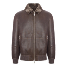 [Brunello Cucinelli] Mouton jacket FW26 MPMTR1737C9871 MORO