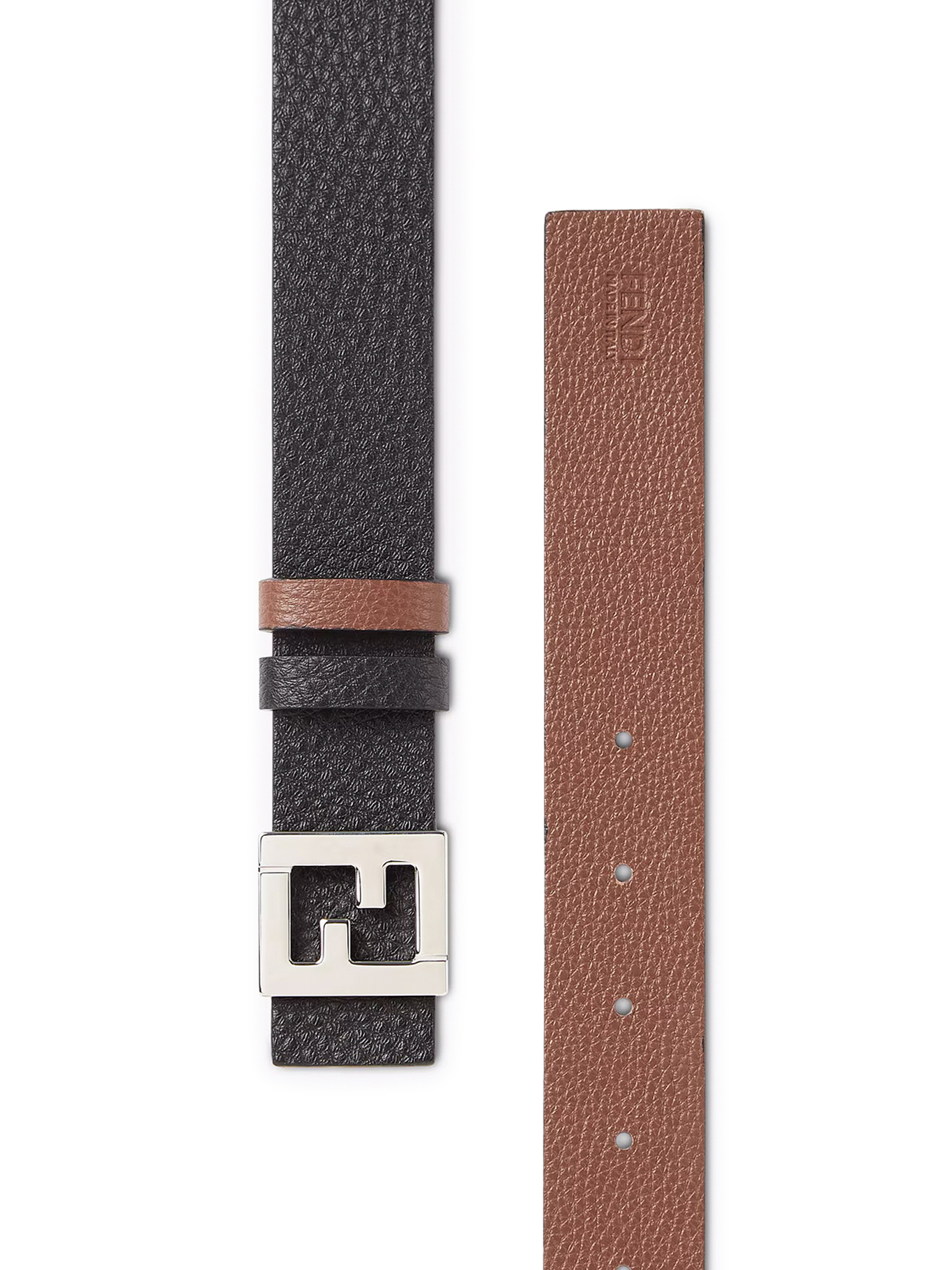 [Fendi] Belt FW26 7C0565B12LF1MYJ BLACK EBANO