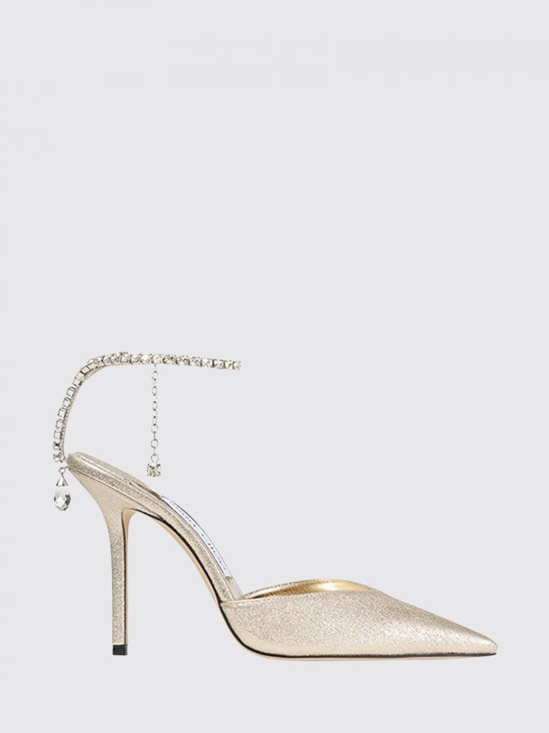 [Jimmy Choo] Pumps FW26 SAEDA100DQM PLATINUMCRYSTA