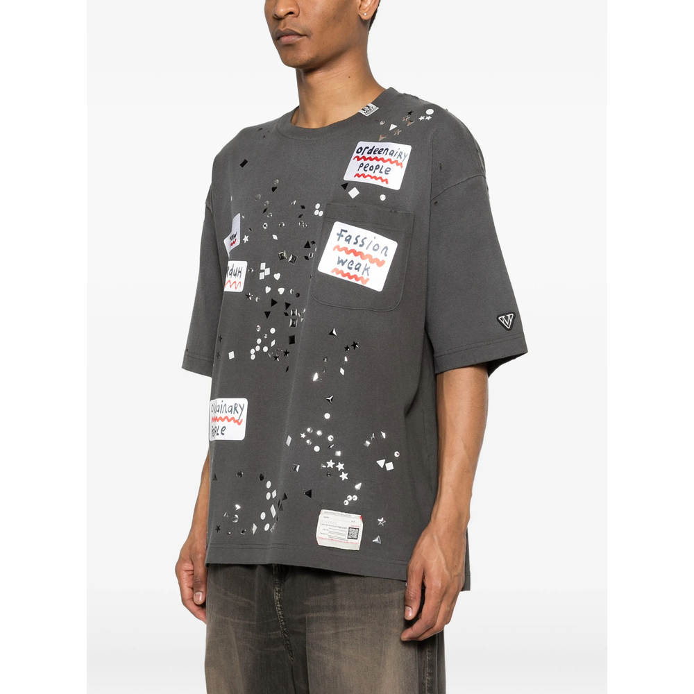 [Maison Mihara Yasuhiro] T-shirts Short Sleeve SS26 A16TS592  BLACK