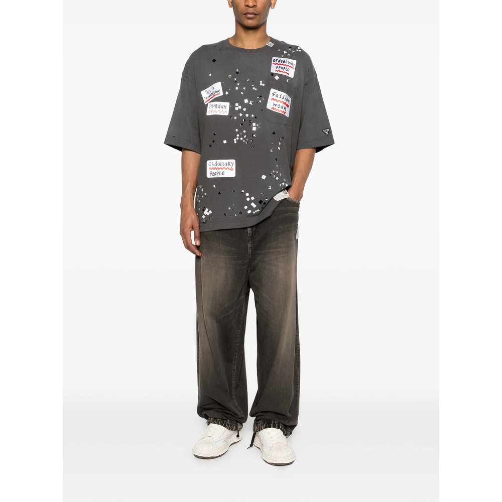 [Maison Mihara Yasuhiro] T-shirts Short Sleeve SS26 A16TS592  BLACK