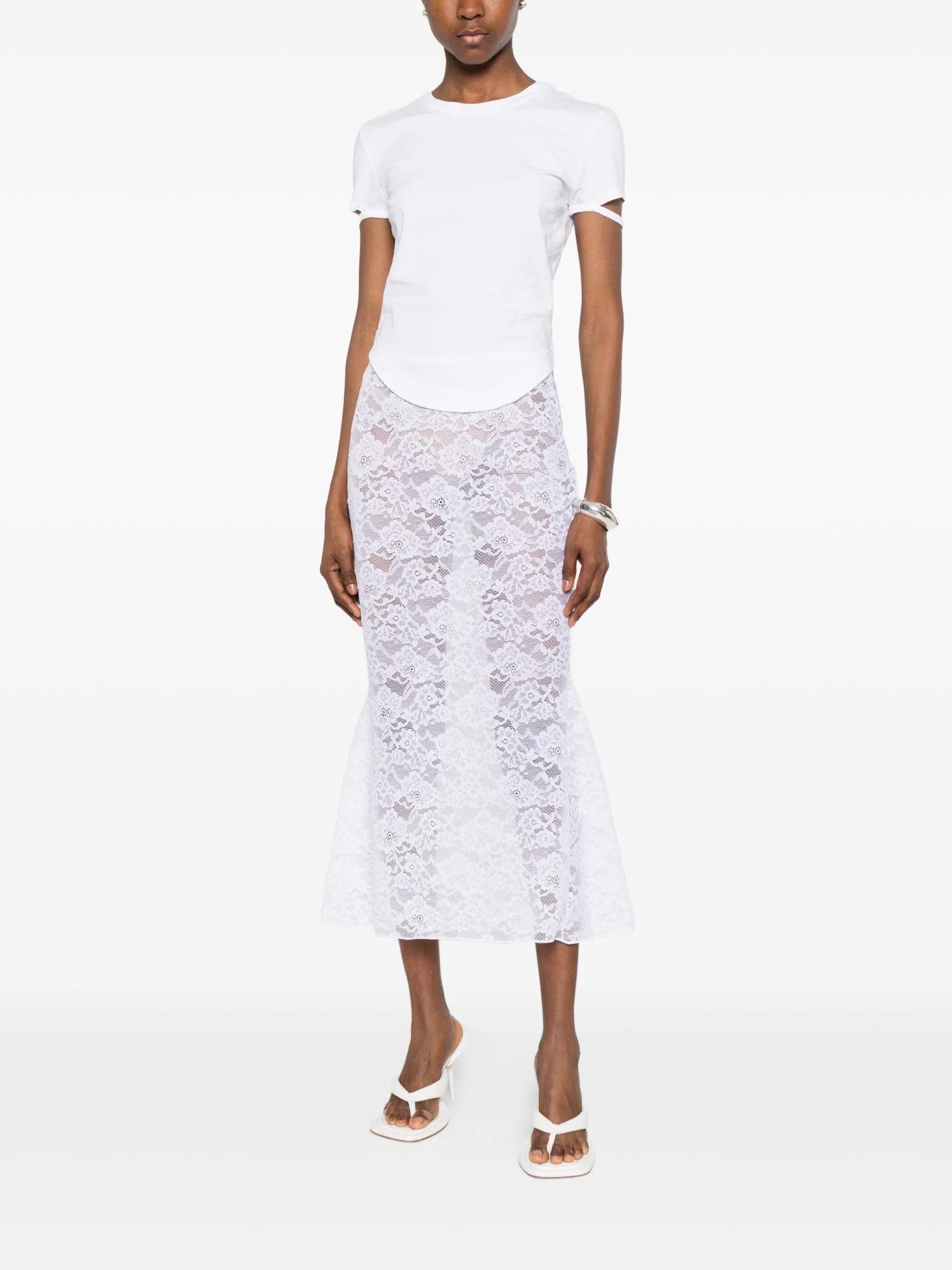 [OSEREE] Long skirt SS26 BFSF268