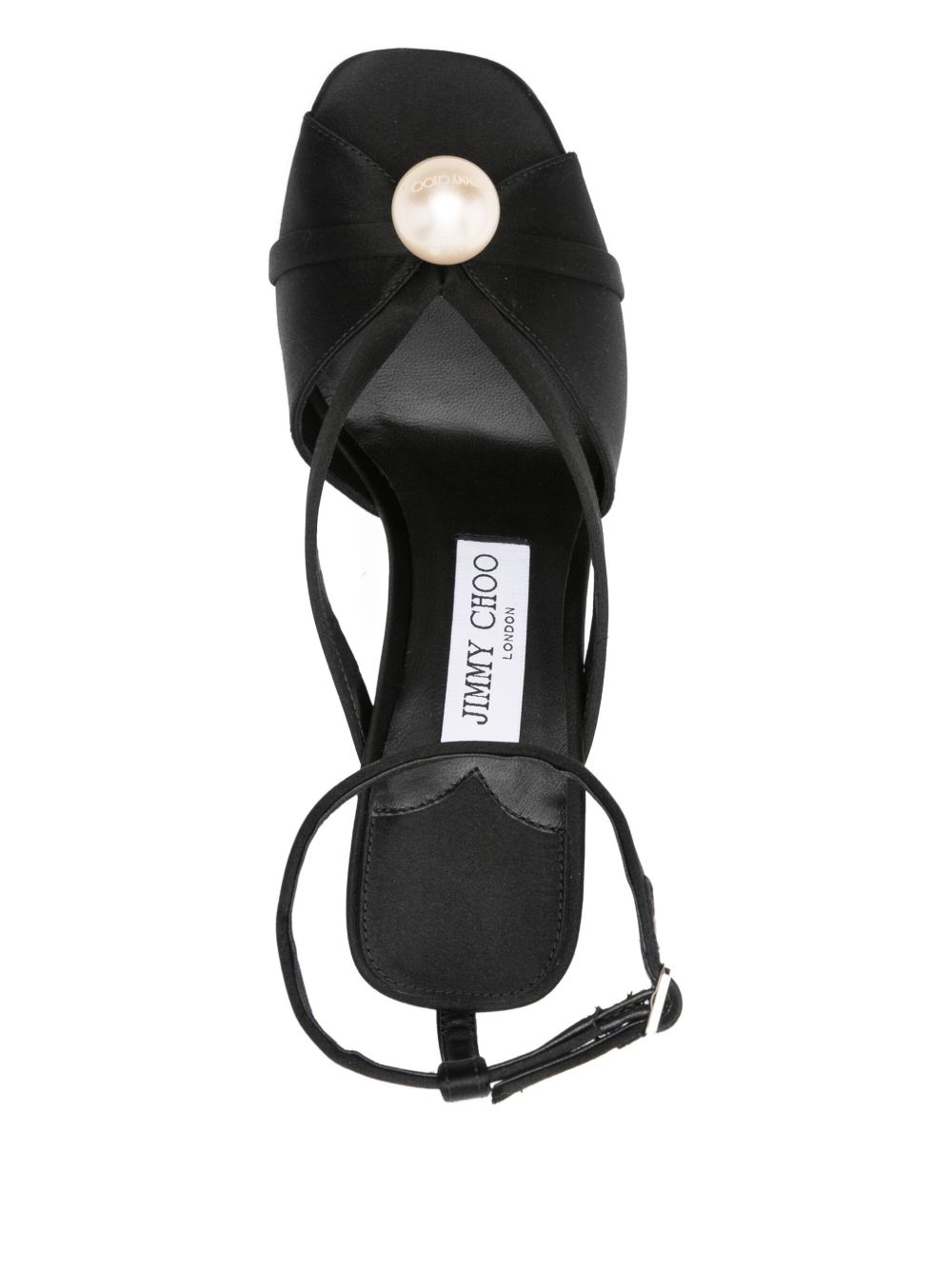 JIMMY CHOO SIVA95 AODBLACK/WHITE
