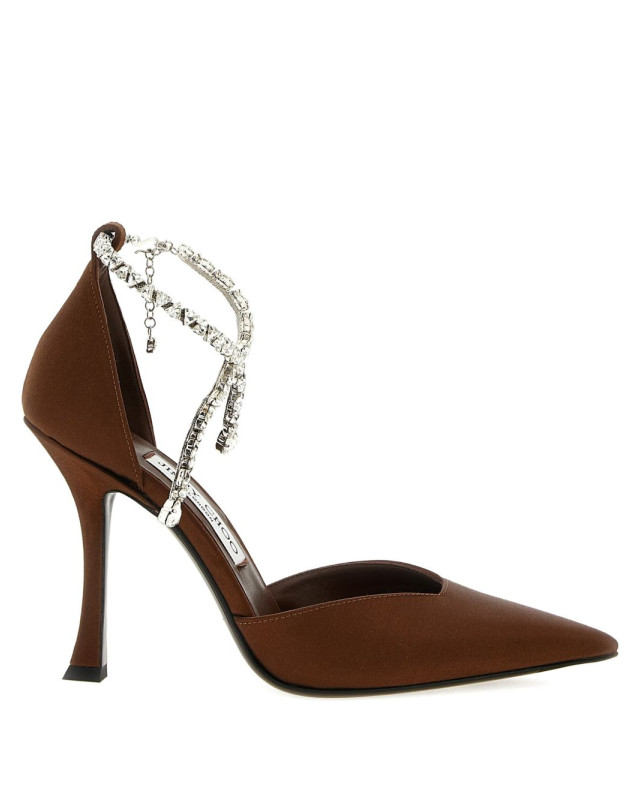 JIMMY CHOO STEVIE100 SATBRONZE