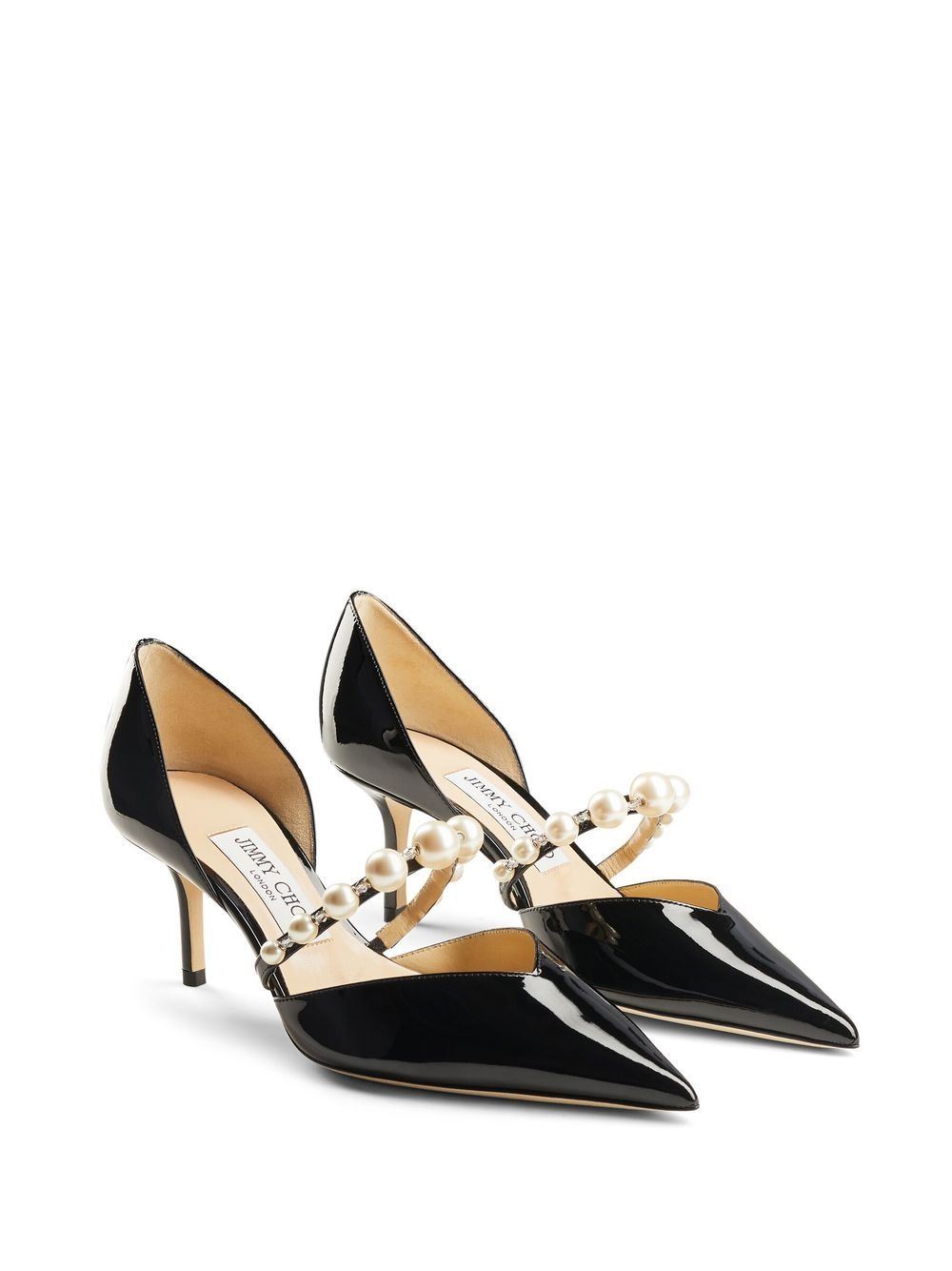 JIMMY CHOO AURELIE65 XKMBLACK/WHITE