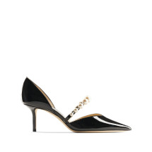 JIMMY CHOO AURELIE65 XKMBLACK/WHITE