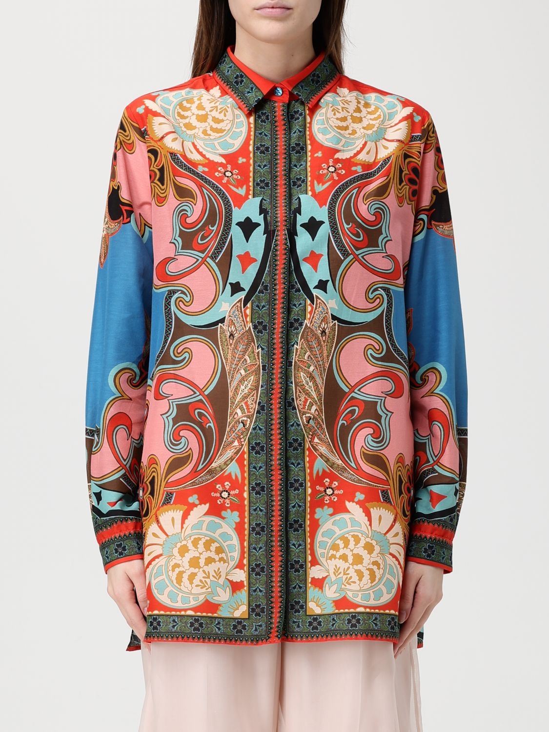 [Etro] Shirts Long Sleeve SS26 WRIA0103AKI46 X0888