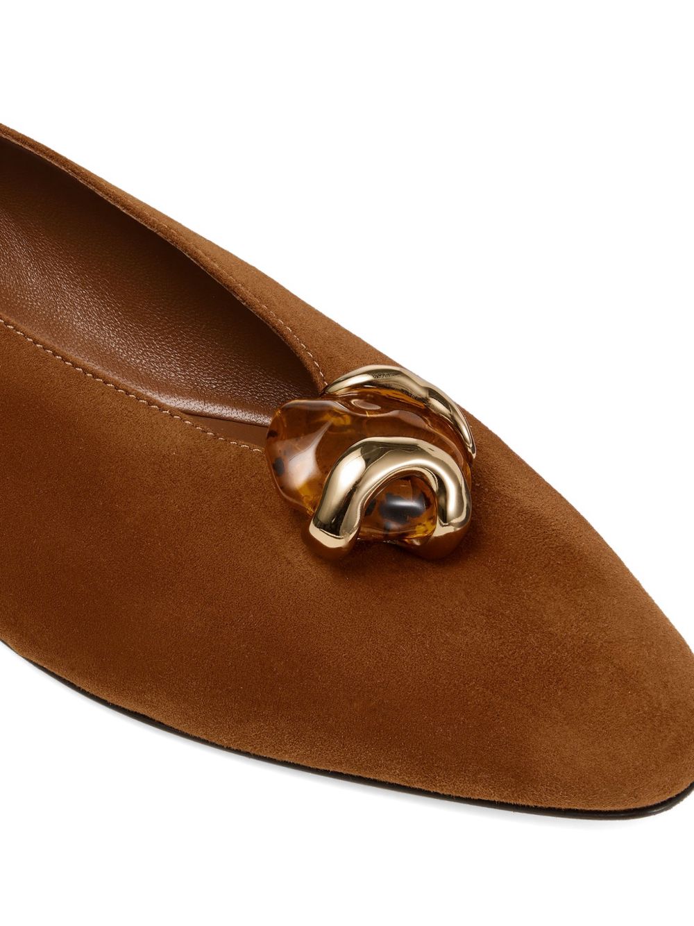 JIMMY CHOO MARGOTFLAT BSBTAN/AMBER