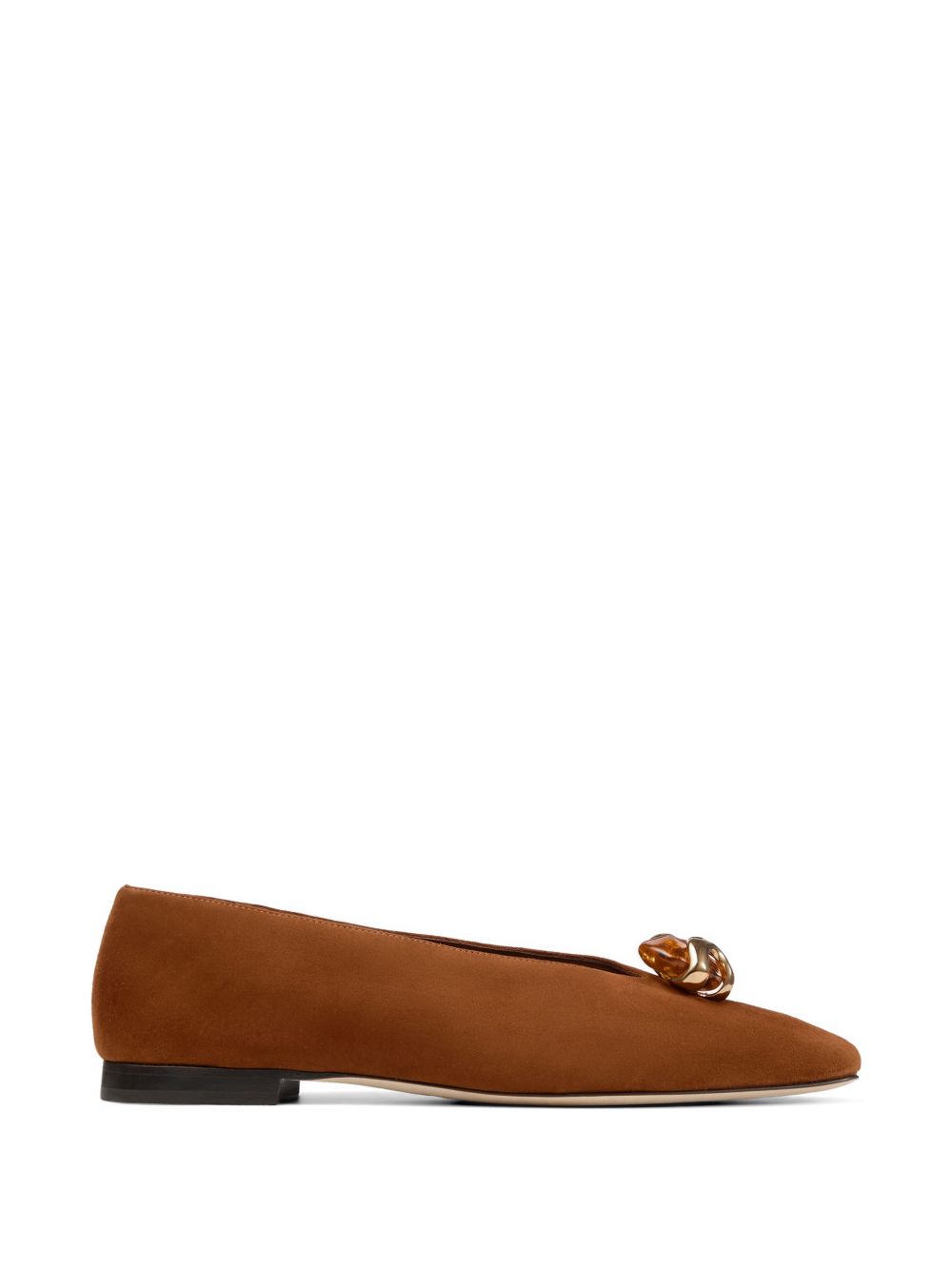 JIMMY CHOO MARGOTFLAT BSBTAN/AMBER