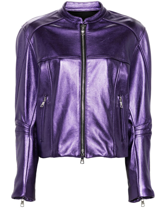 [Laquan Smith] Bomber jacket FW24 LSS24O-007  GRAPE