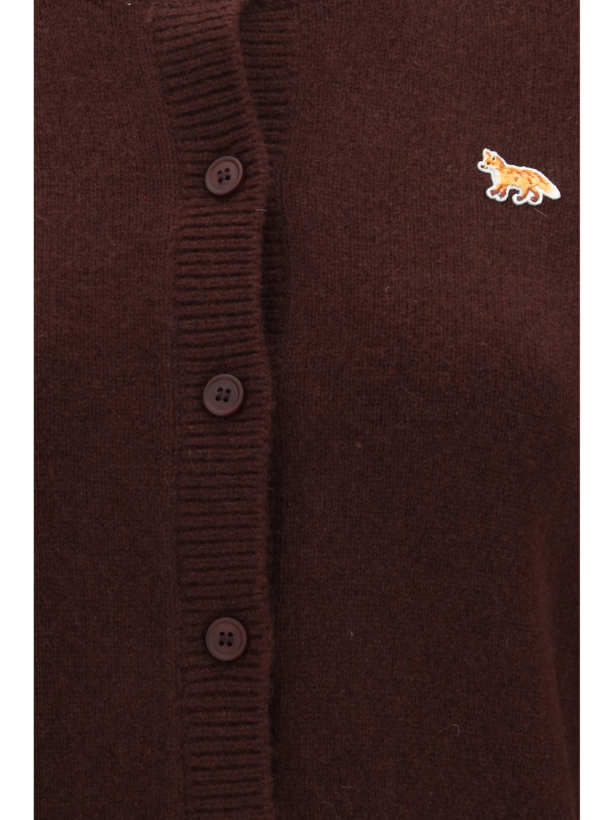 Baby Fox fitted lambswool Cardigan