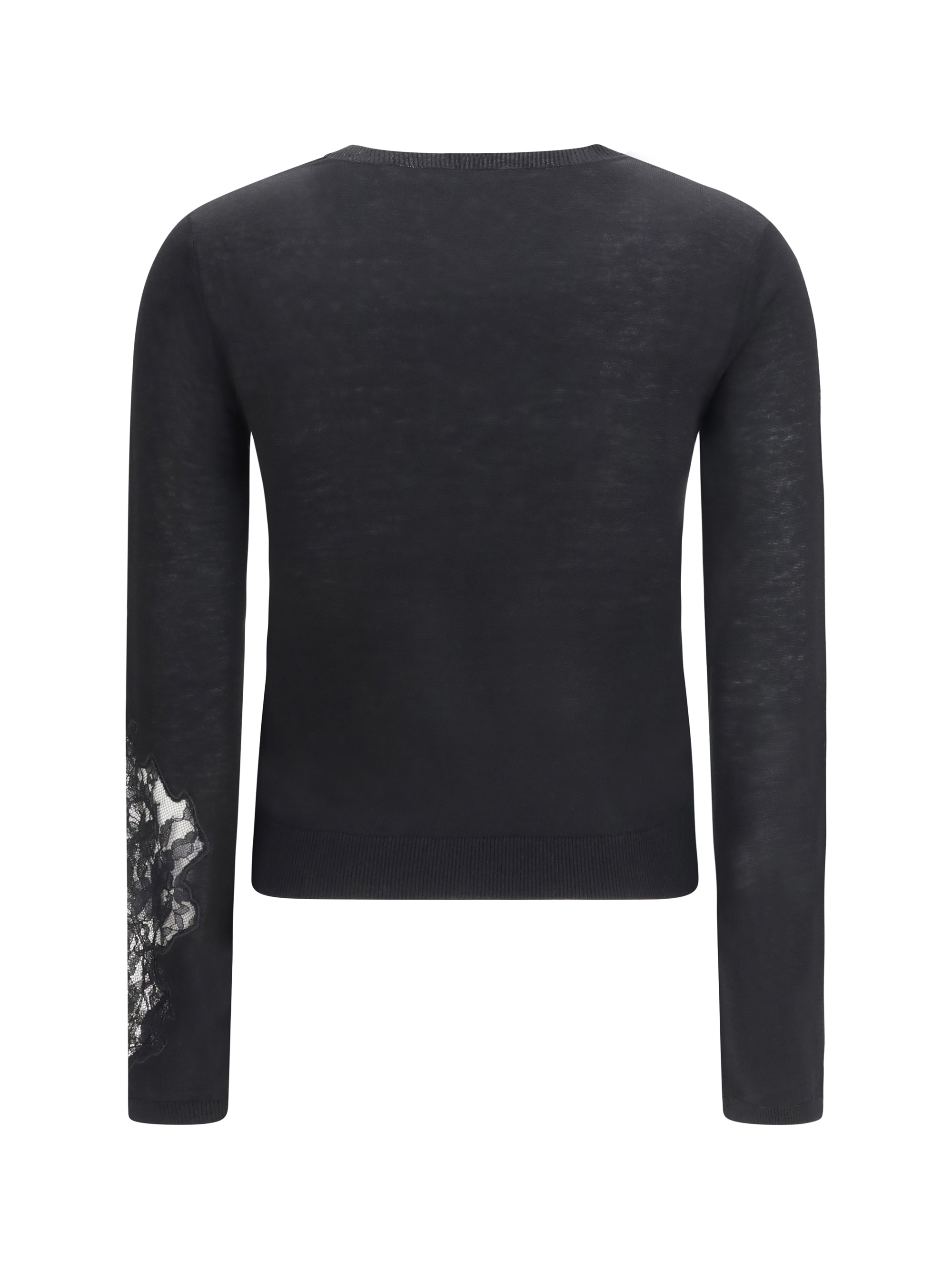 Wool Sweater with lace inserts