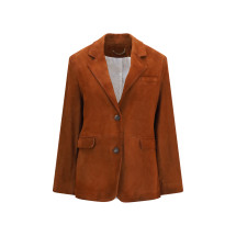 Single-breasted leather Jacket