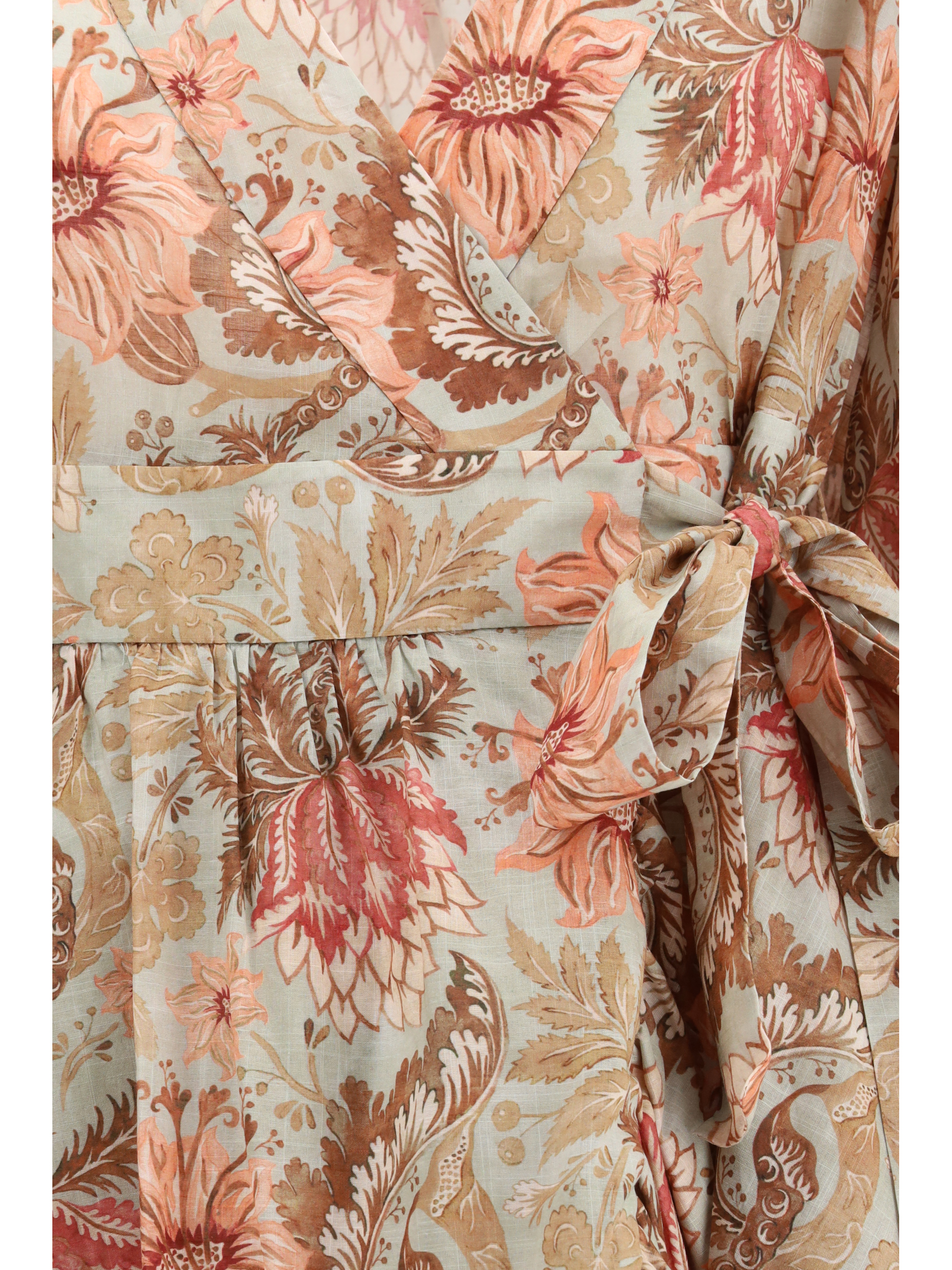 Daylight wrap mini Dress