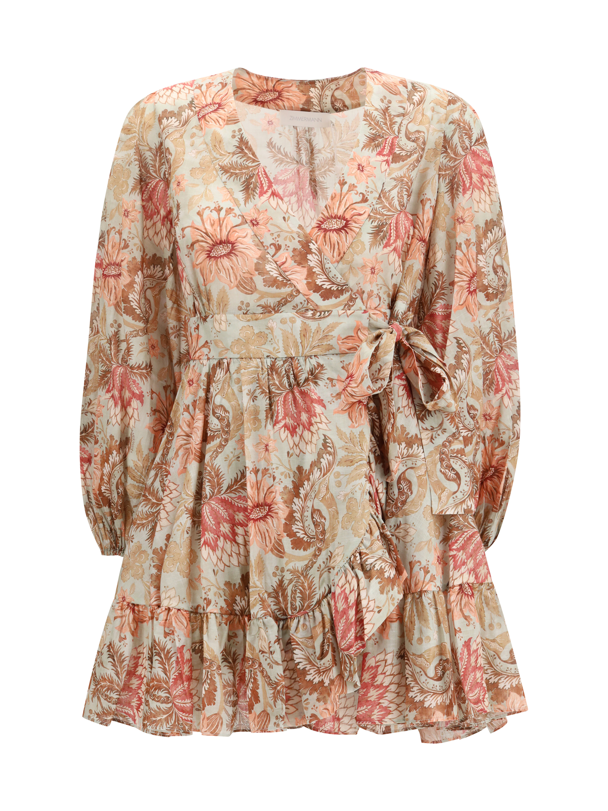 Daylight wrap mini Dress