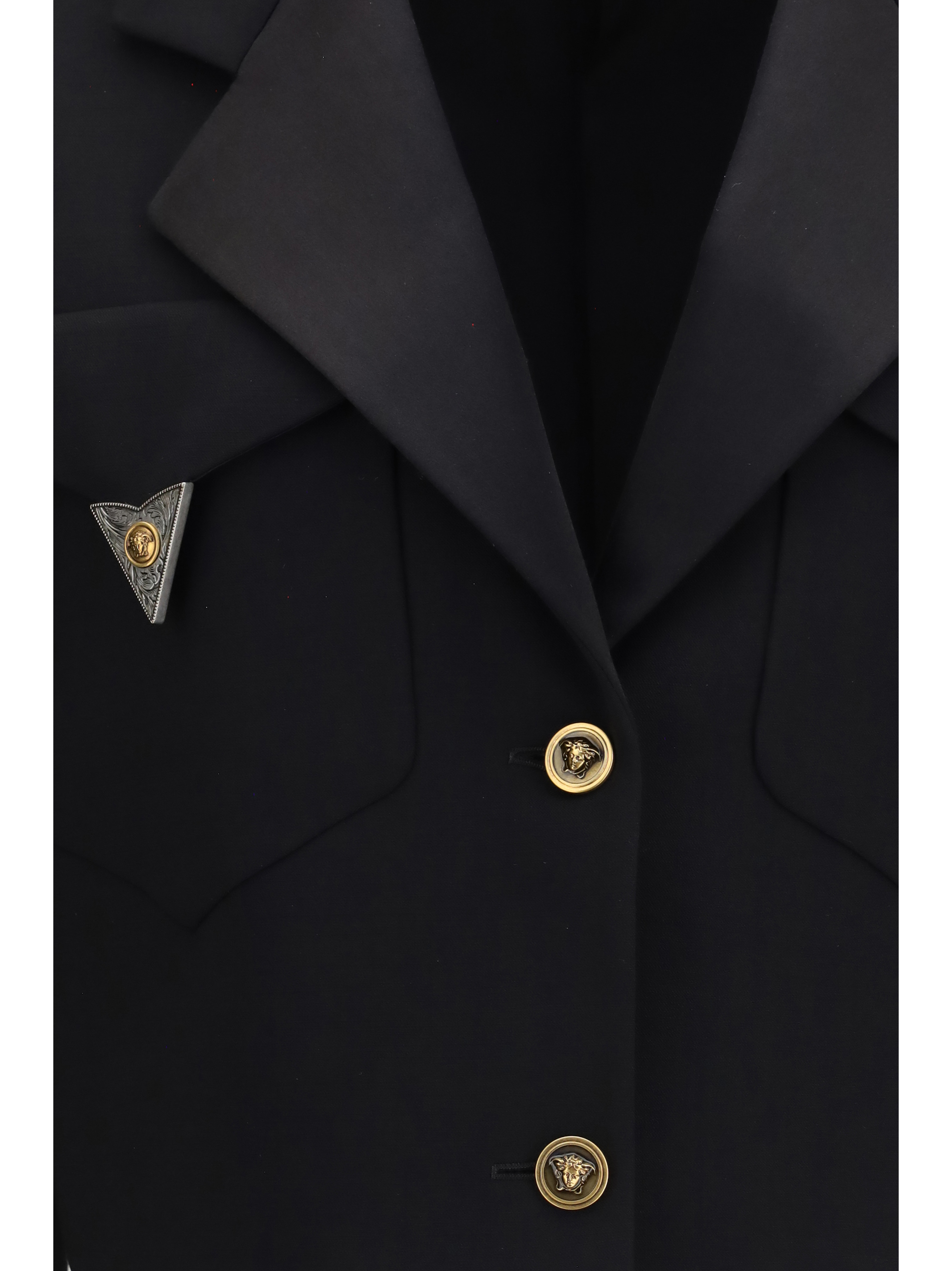 Cropped wool Blazer