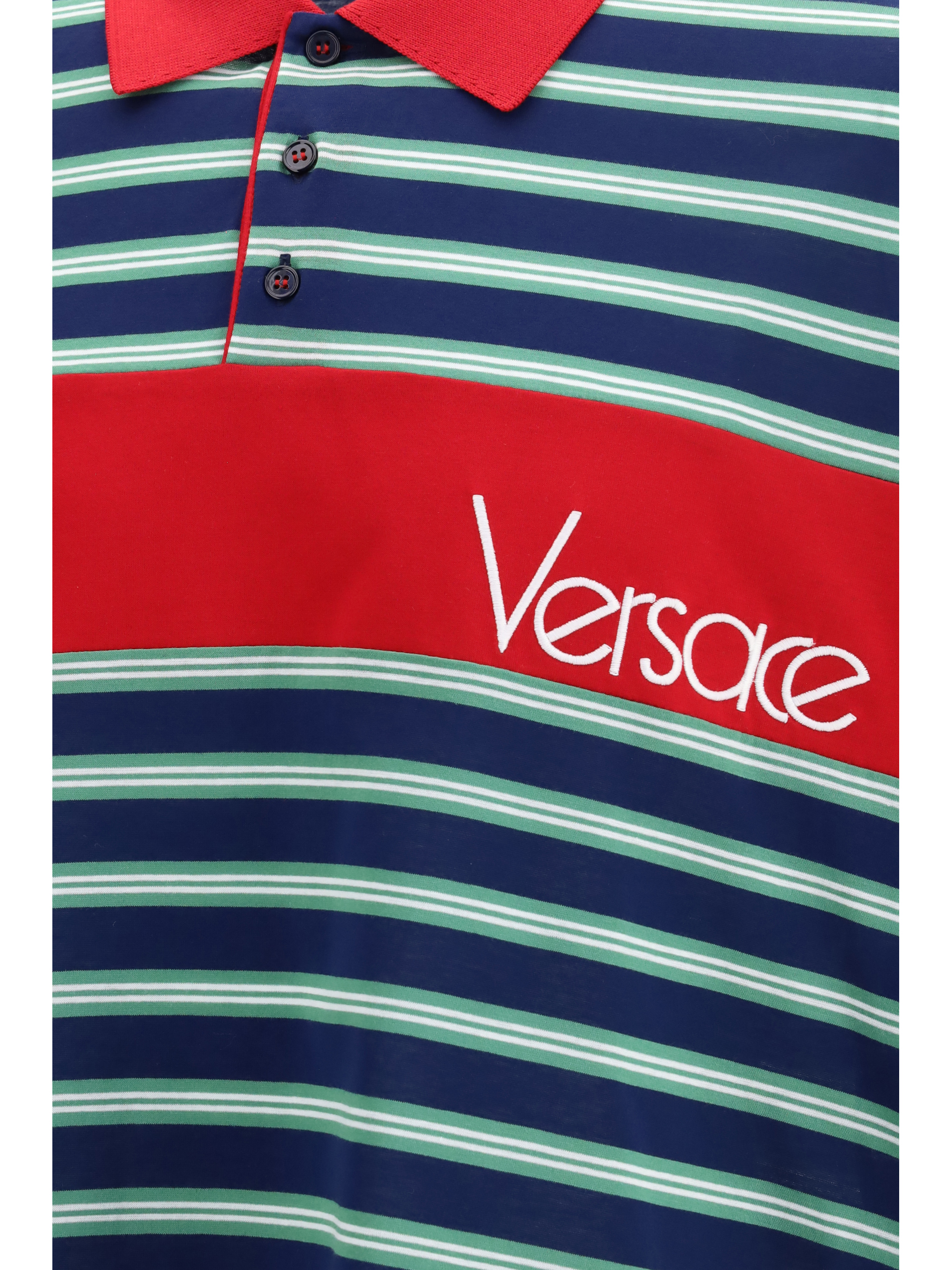 Striped cotton Polo
