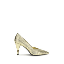 Metallic leather Pumps
