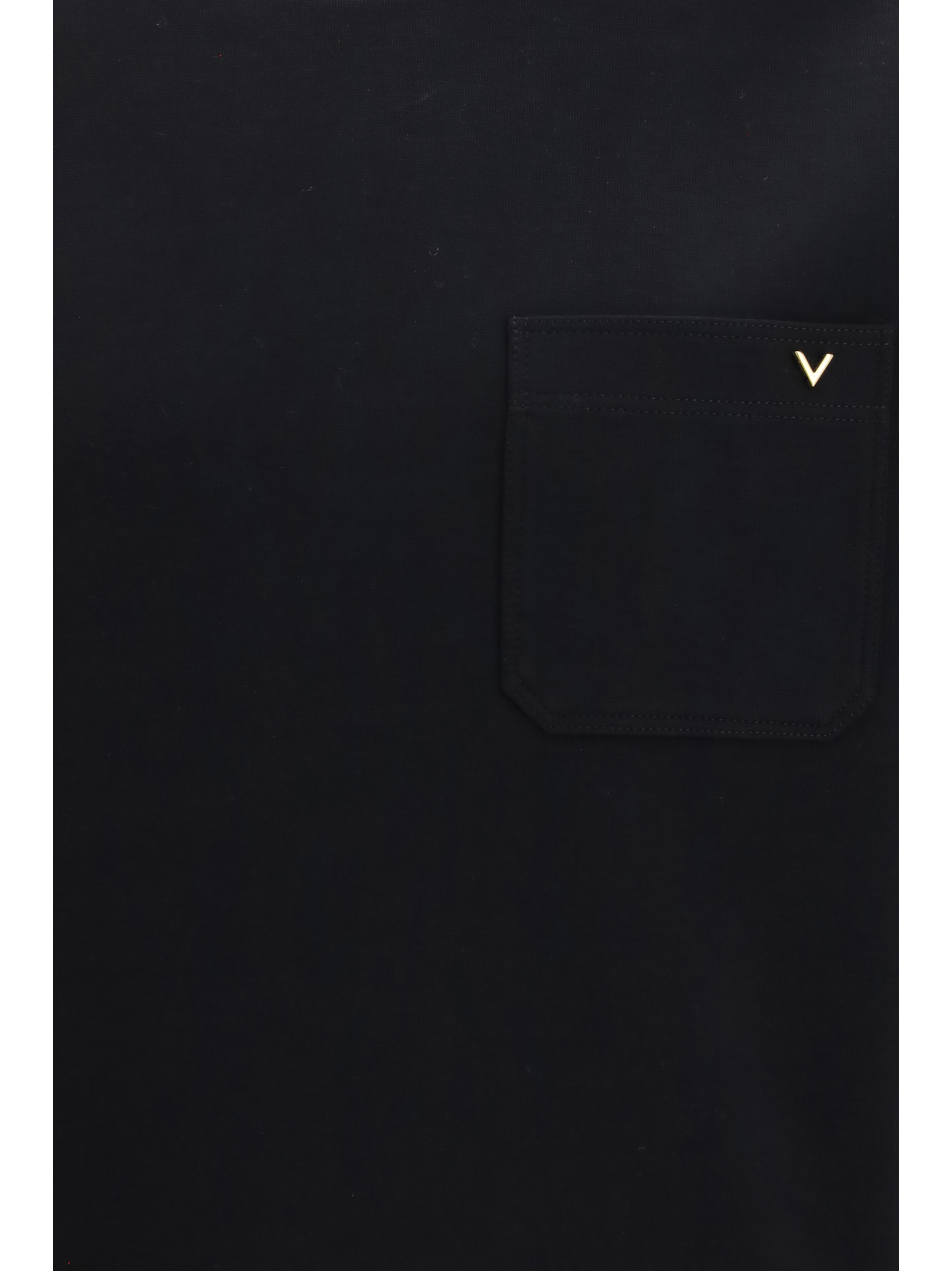 Sweatshirt with pocket and VLogo
