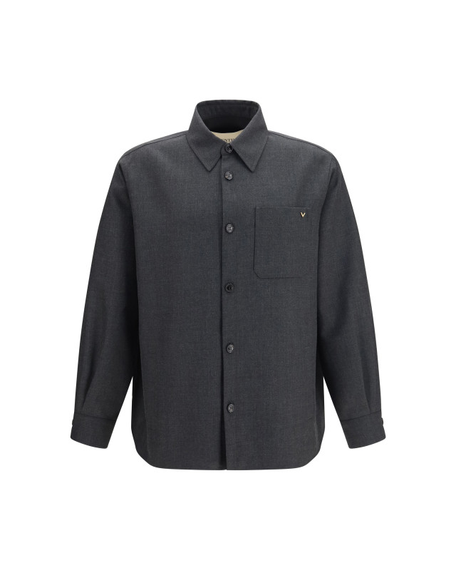 VLogo wool blend Jacket