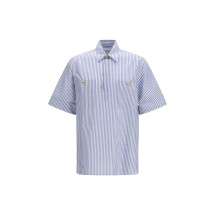 Short-sleeve Shirt with logo buttons