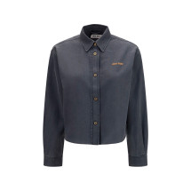 Denim-style cotton Shirt