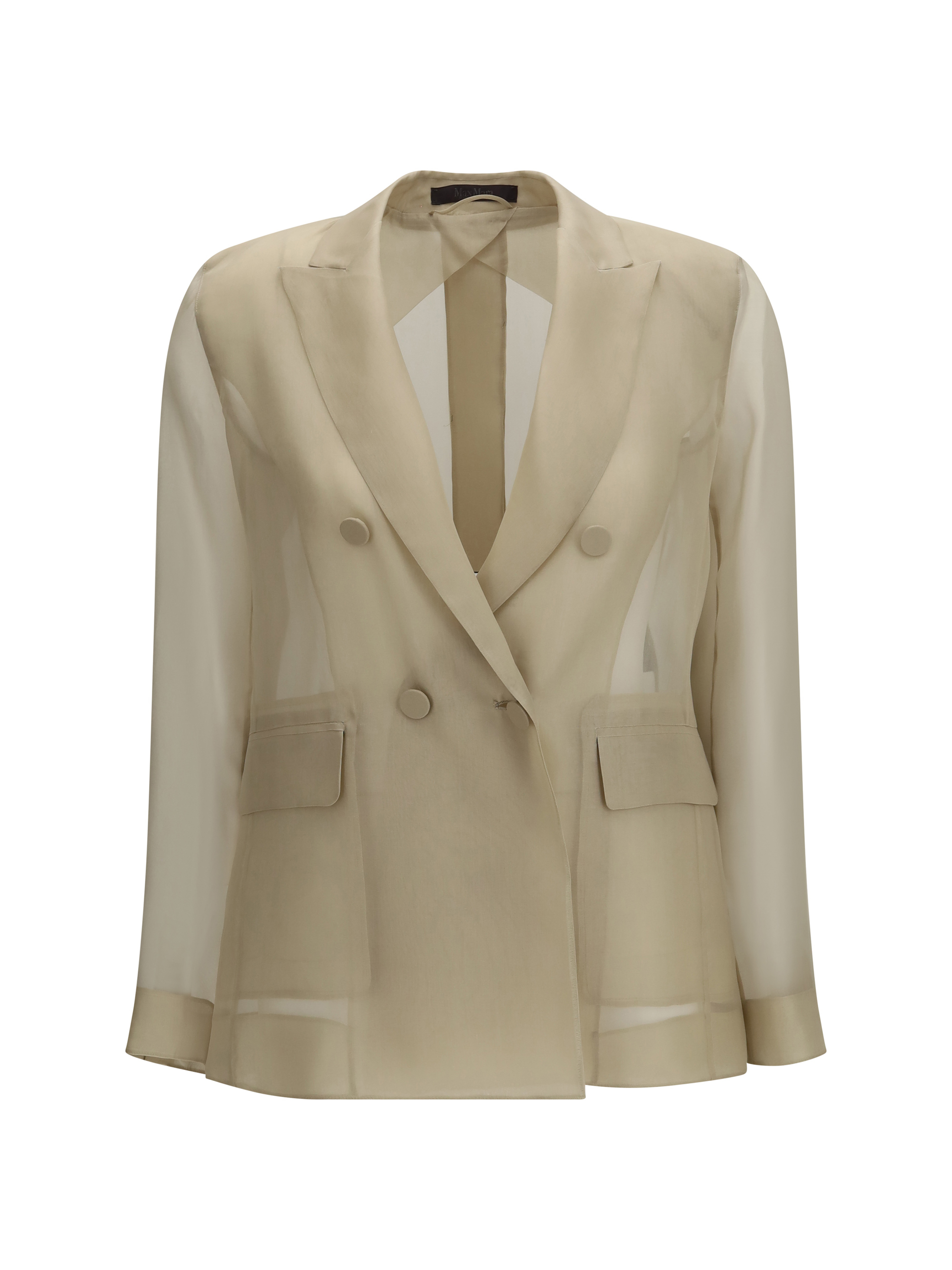 Slogan Jacket in silk organza