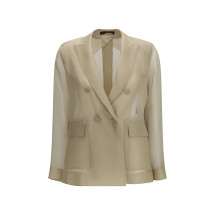 Slogan Jacket in silk organza