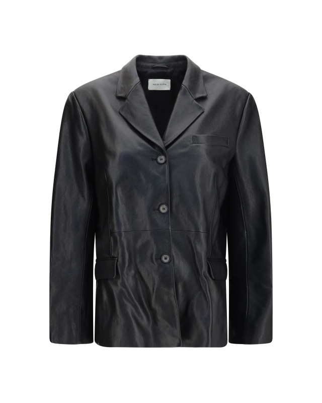 Leather Blazer Jacket