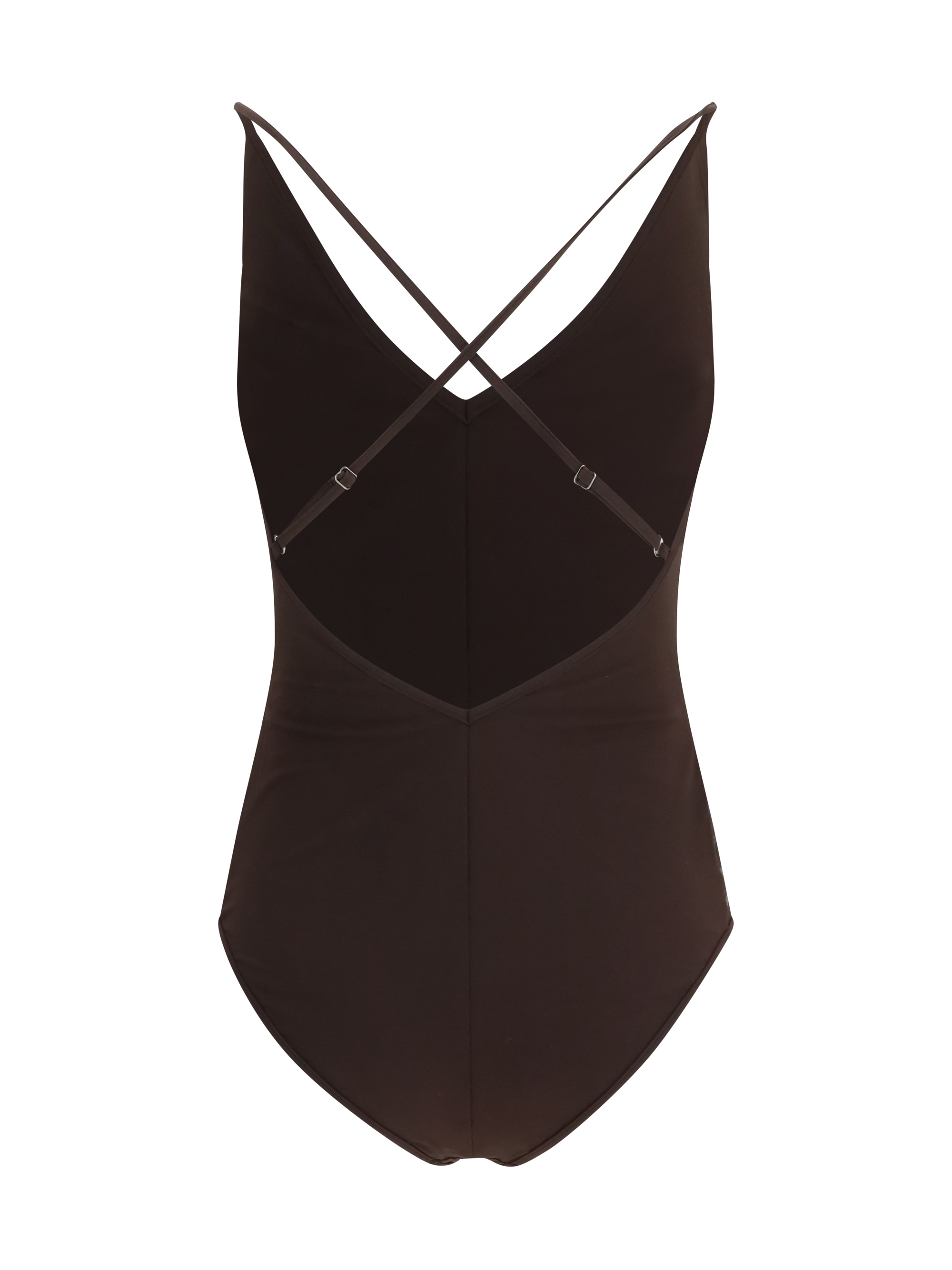 Shimmering striped one-piece Swimsuit