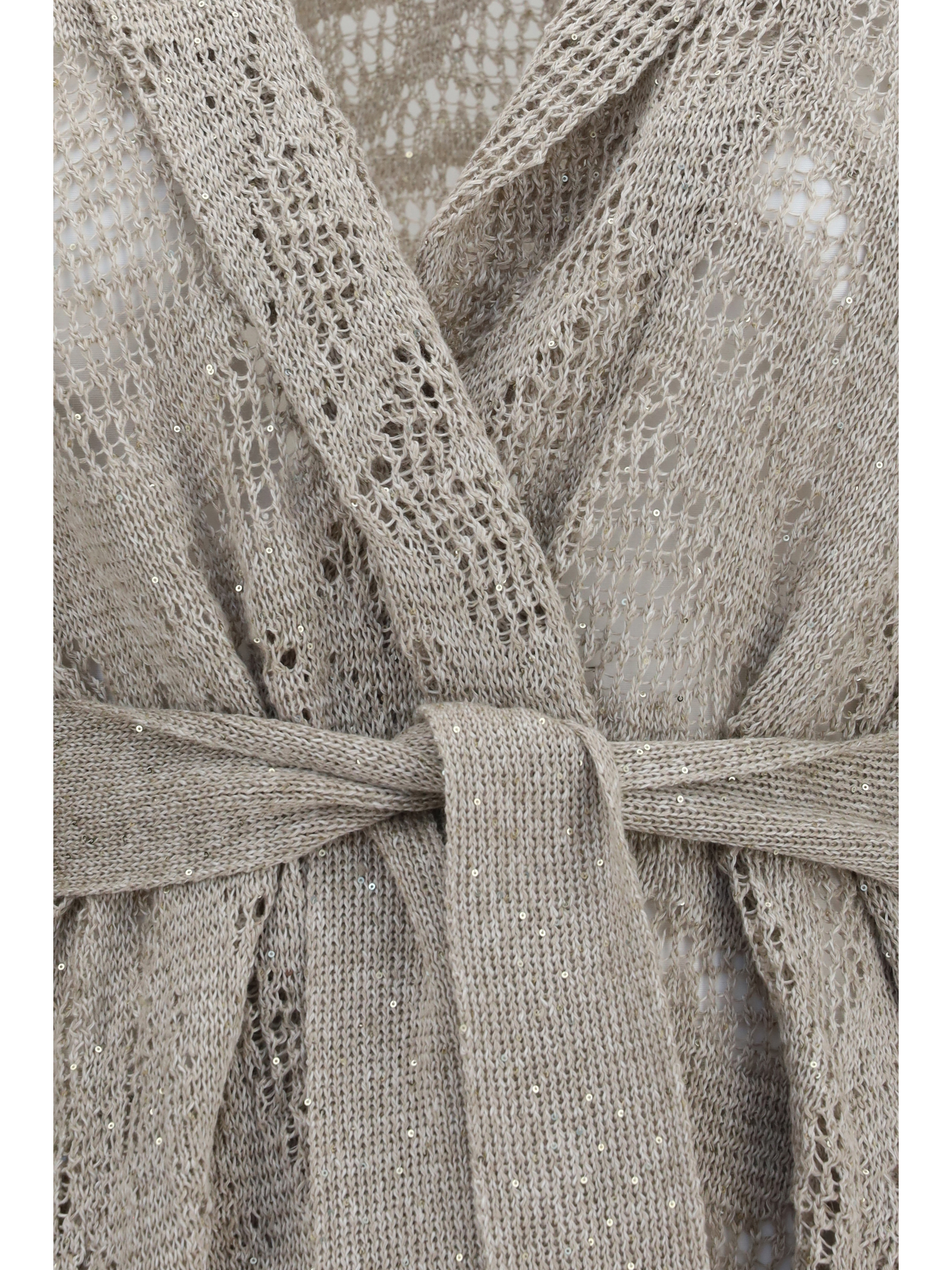 Cotton and linen Cardigan