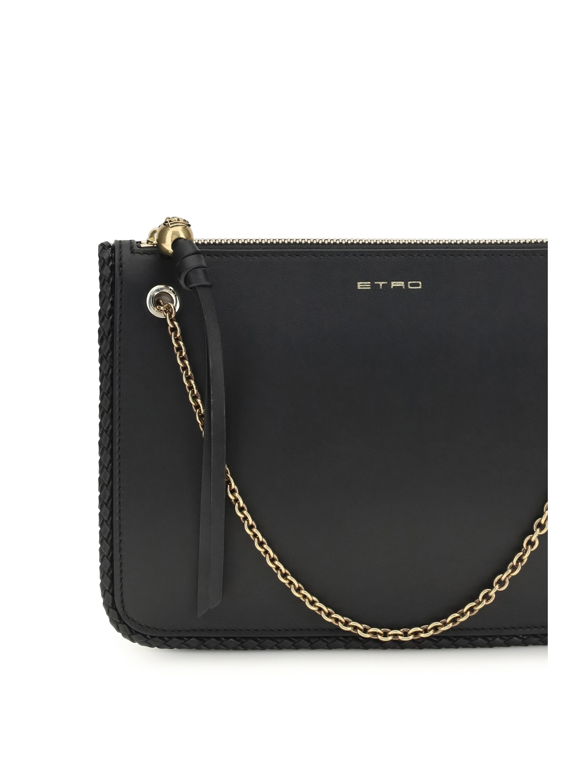 Leather Crossbody Clutch