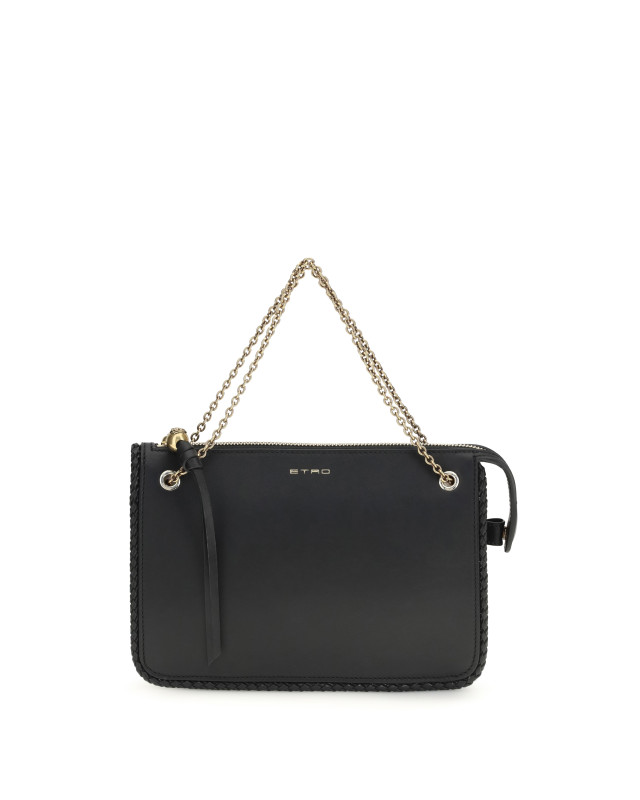 Leather Crossbody Clutch