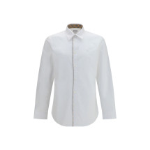 Cotton Shirt with Check trims
