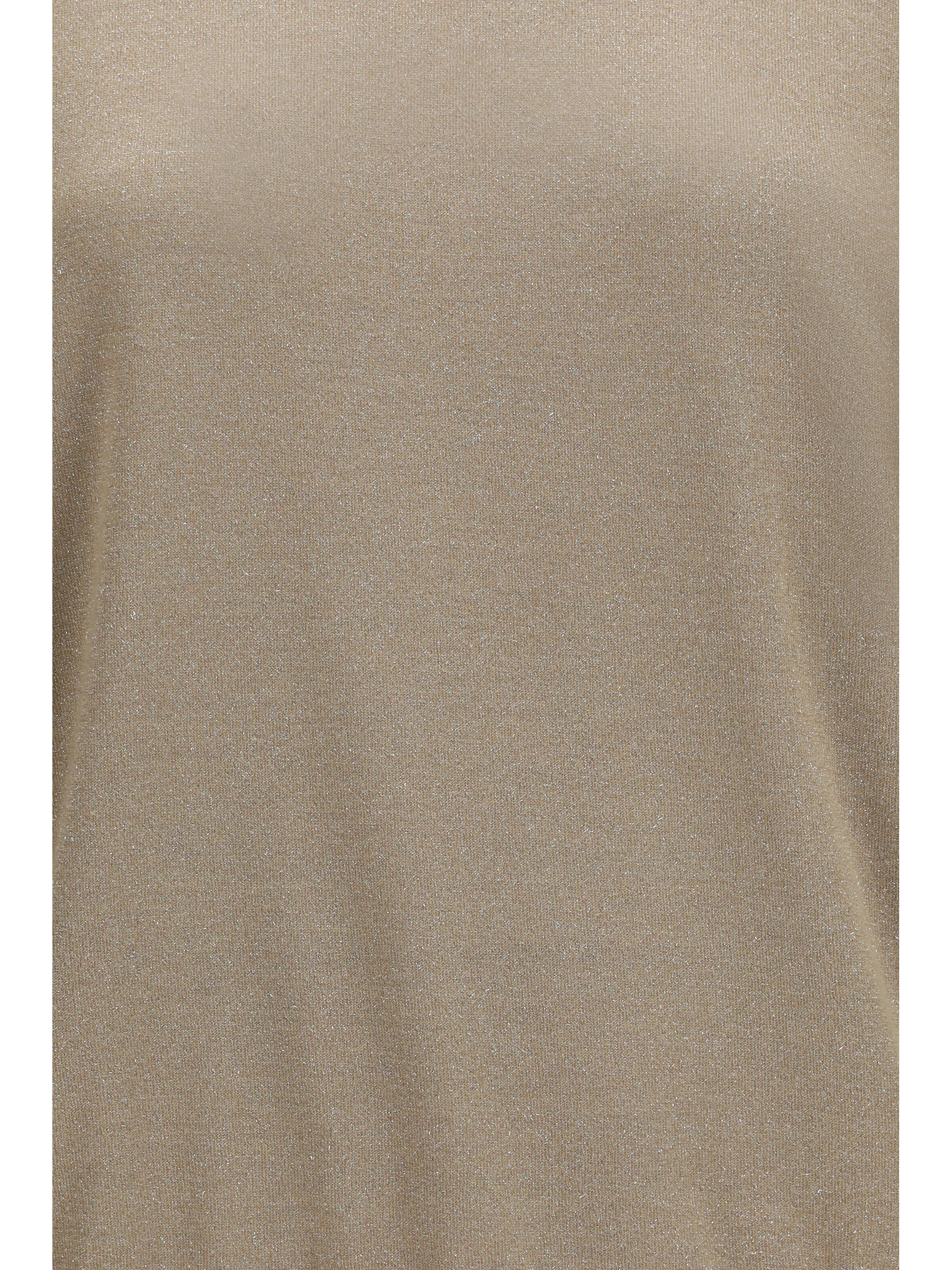 Short-sleeve cashmere and silk Sweater