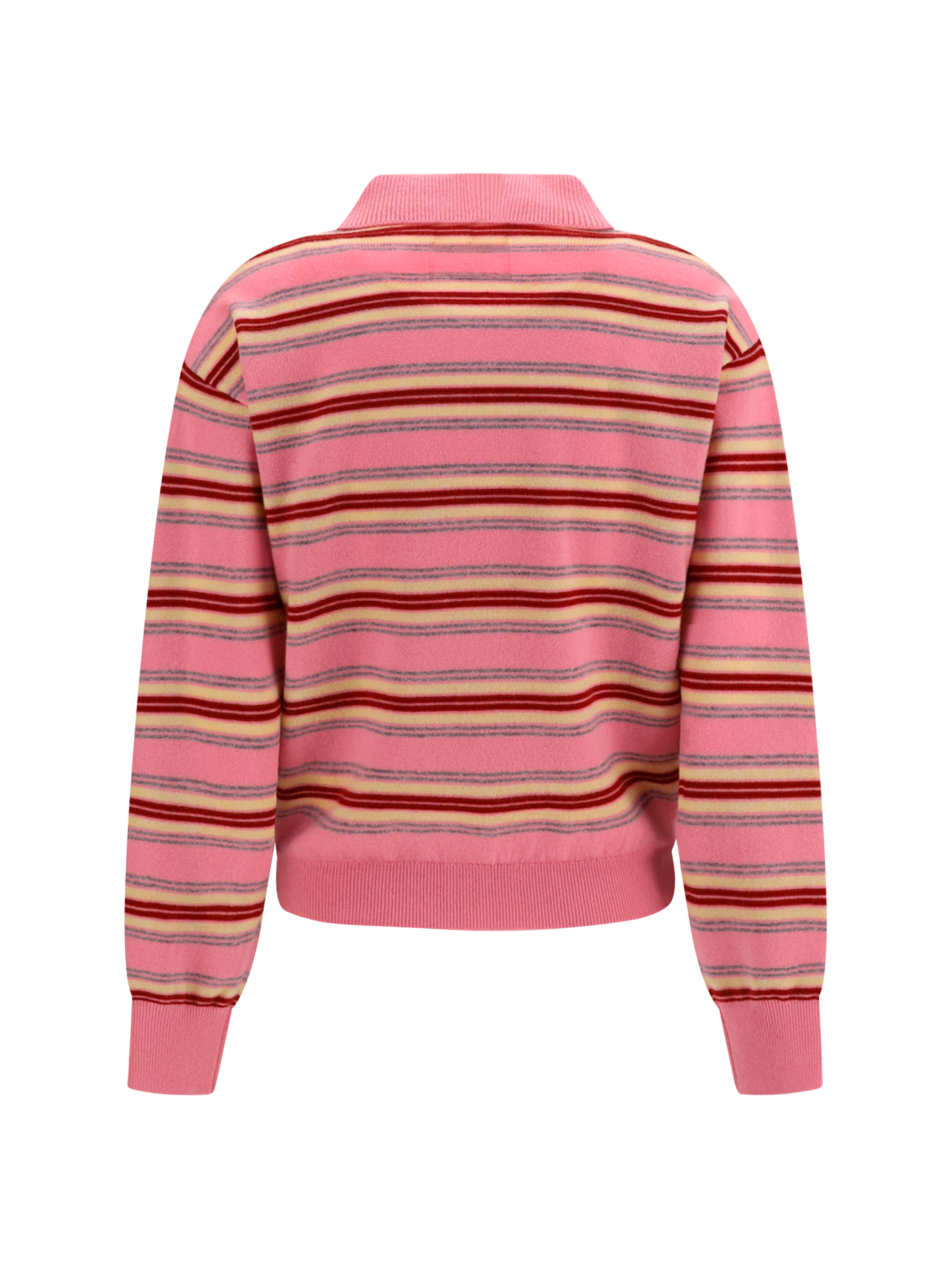 College striped Polo Sweater