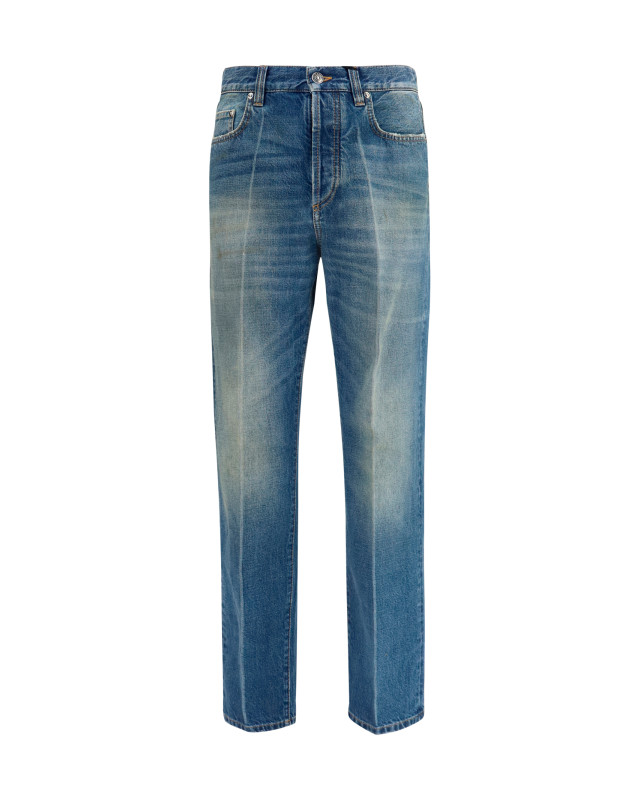 Straight-leg denim Jeans