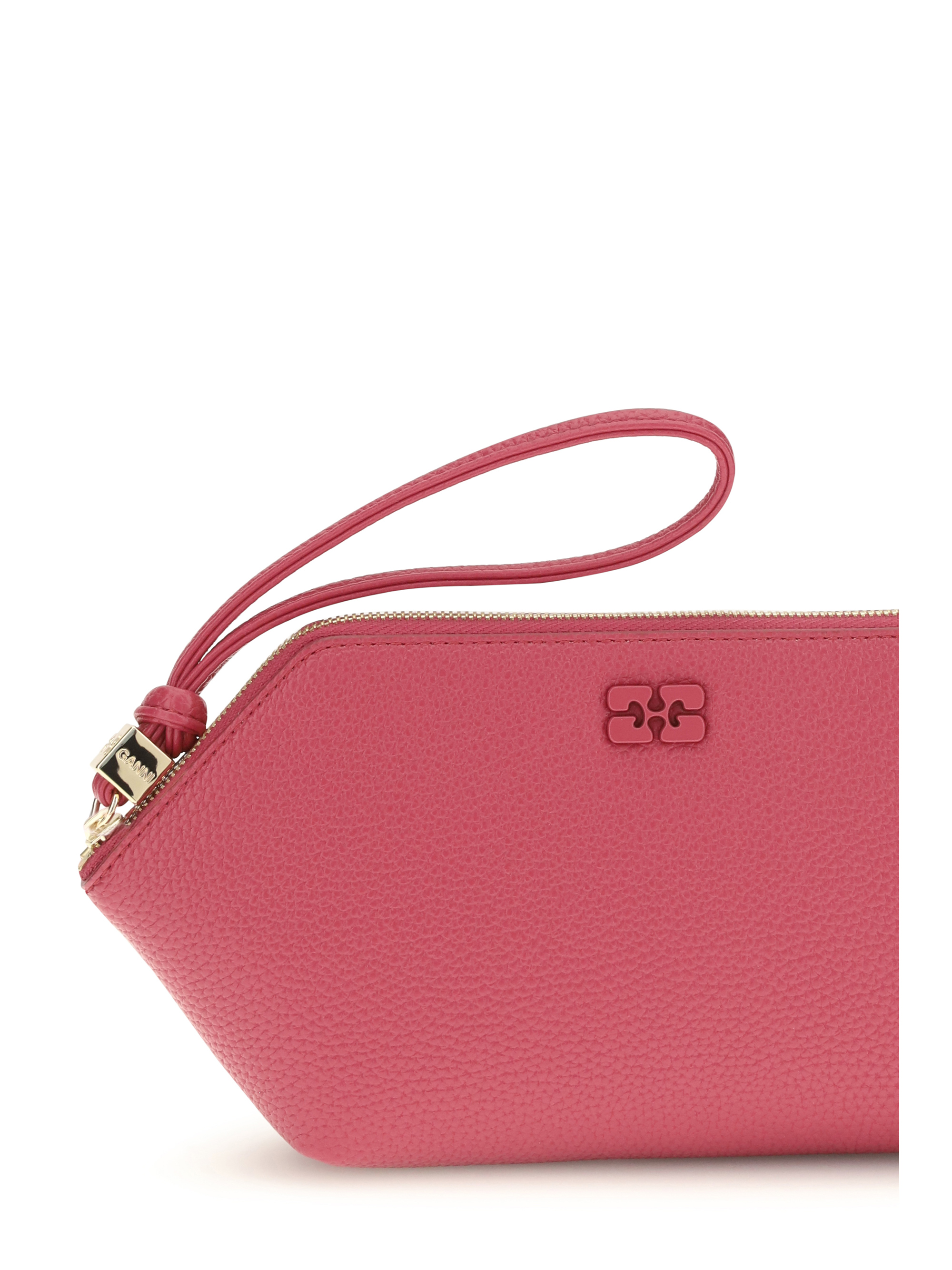 Grained leather Bou Pouch