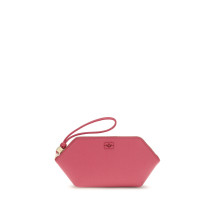 Grained leather Bou Pouch